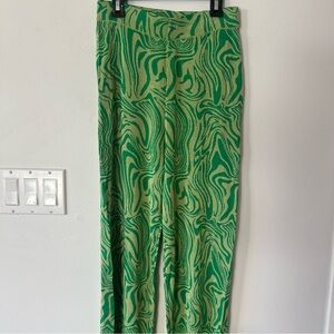 Paloma Wool Claudia Green Swirl Pants Women’s Small S